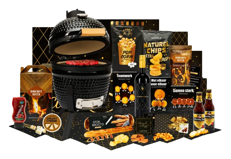Chique BBQ kerstpakket met Kamado en lekkernijen