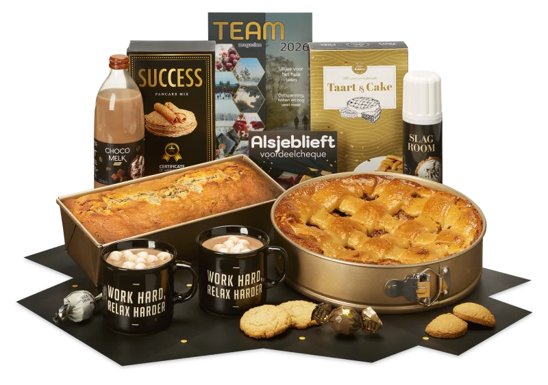 Zoet kerstpakket met bakproducten en verrassingen